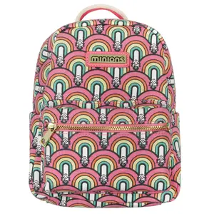 Despicable Me Minions Artist Series Rainbow Mini Canvas Backpack 11"