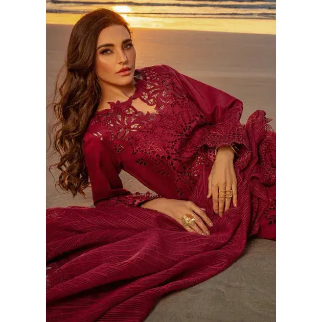 Alaya RR — Luxury Fully Stitched 3-Piece Lawn Suit