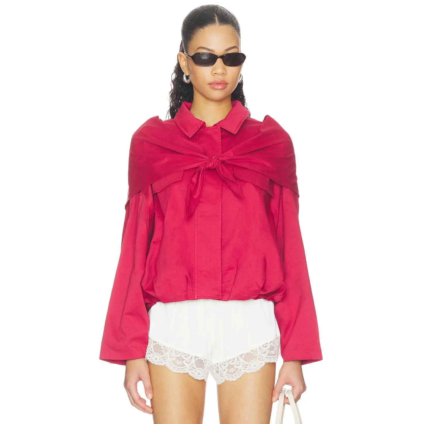 Maude Club Archie Jacket in Ruby