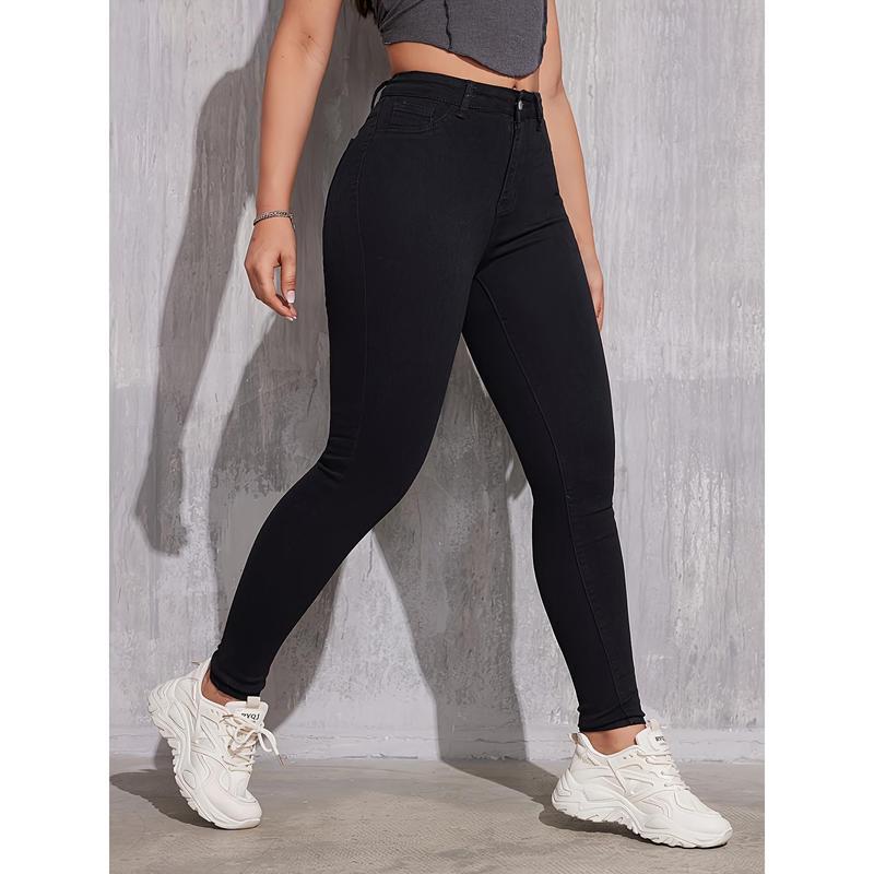 Slim Fit Versatile Skinny Jeans, High Elastic Commuter Skinny Jeans, Women's Jeans and Clothing Slim Fit Versatile Skinny Jeans, High Elastic Commuter Skinny Jeans, Women's Jeans and Clothing