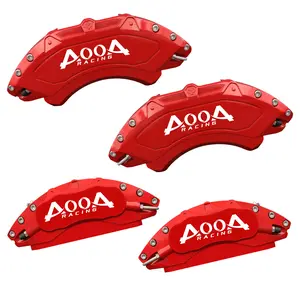 AOOA Racing Caliper Covers Aluminum Brake Caliper Covers Fit for GMC Sierra 1500 2006-2026（front and rear）