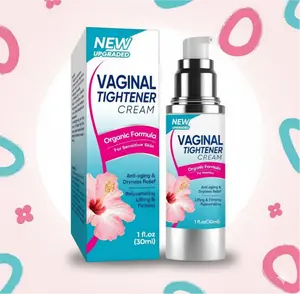 Organic Intimate Firming Cream for Sensitive Skin Postpartum Daily Hydration with Hydrolyzed Collagen Aloe Vera & Algae Extract 1 fl oz