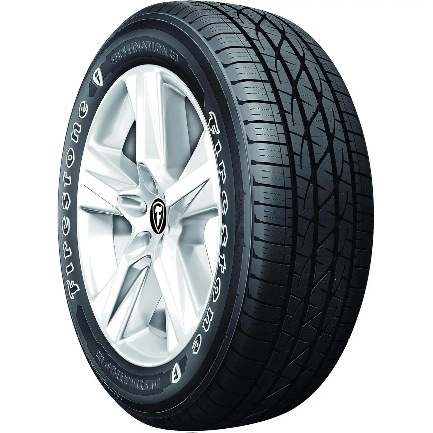 Firestone Destination LE3 Highway Terrain SUV Tire 275/55R20 113H - Longest Limited Warranty & Dependable Wet Dry Snow Performance