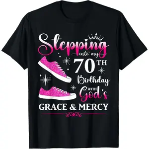 70th Birthday Seventy 70 Years Old Bday Party Funny Womens T-Shirt