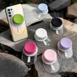 Waterproof Magnetic Phone Stand, Abs Material, Multiple Modes, Foldable Holder, Magnetic Smartphone Holder, Compatible with Various Phone Models, Includes Magnet Ring