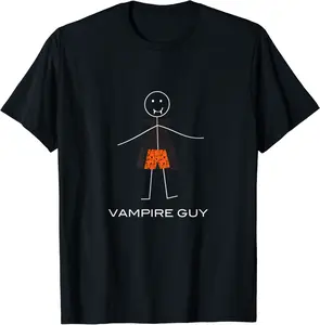 Funny Mens Vampire Halloween Boys T-Shirt - Prudencekto Shop 97B07X98S276