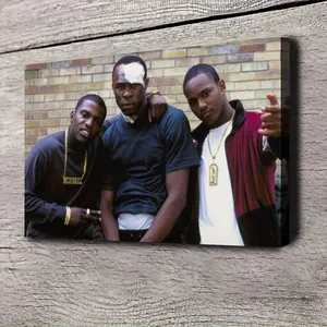 1 item<paid in full>Movie Poster Canvas - Retro Hip-Hop Style Decorative Painting, Streetwear Wall Art, Framed Hanging Art Suitable for Living Room, Bedroom, Office<paid in full>Fan Collection Gift, Home Decoration, Bold Artwork, High-end Printing, Essent