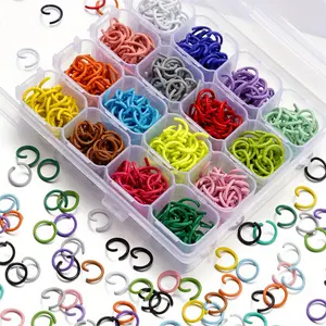 O-ring, snap ring, swing ring and connecting ring, used for jewelry-making accessories and supplies