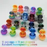 11-Piece Set, 3D Printed Dragon Egg Models, Includes 11 Dragon Eggs + 11 Mini Dragons, Multiple Colors, Home Decor, Halloween, Christmas Gifts, Miniature Set!