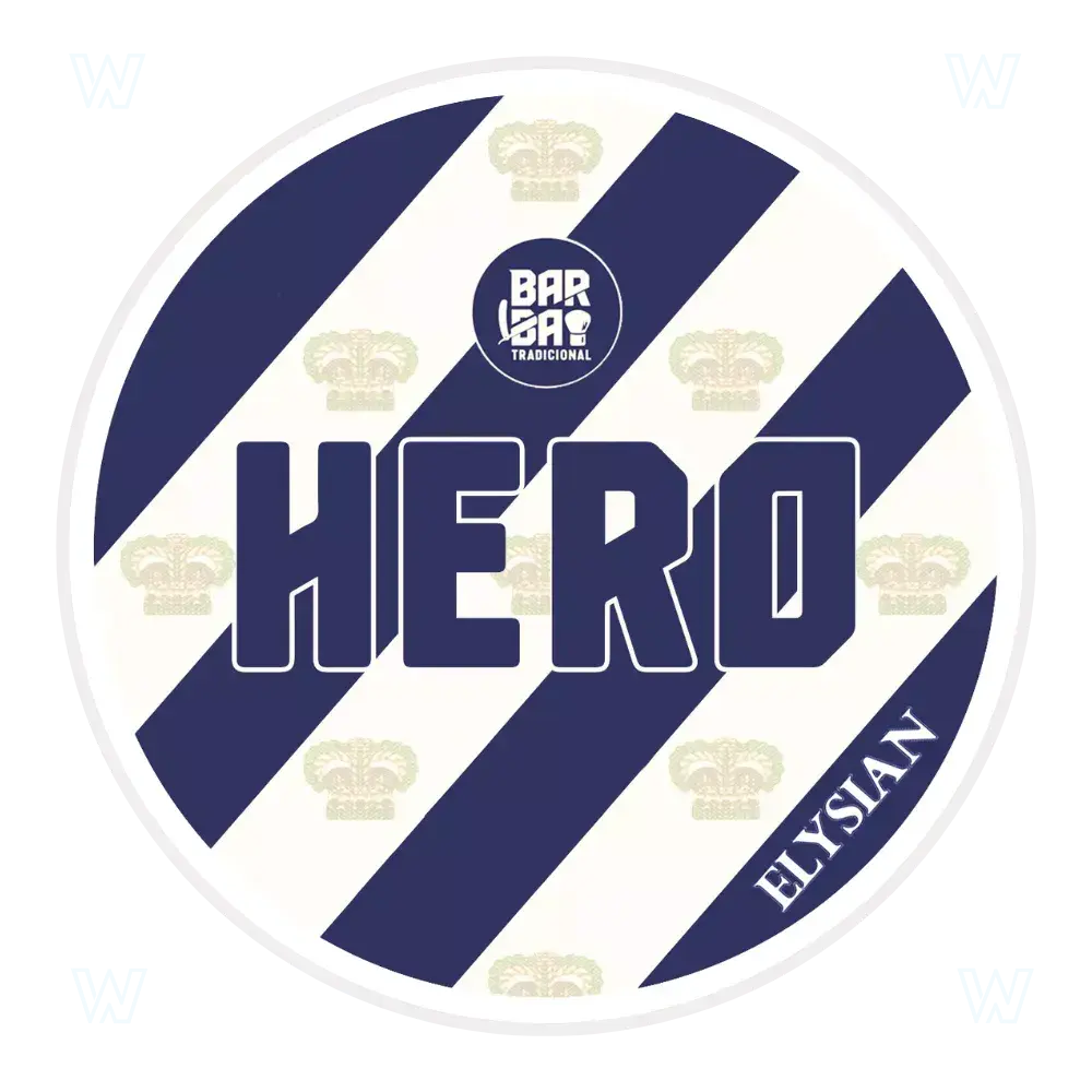 Barba Tradicional & Elysian Luxury Shaving Soap HERO - Premium Formula with Shea Butter, Grapefruit, Clary Sage, Violet, Sandalwood Scent