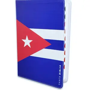 Santa Biblia bandera Cuba Design Large Letter Bible for Easy Reading and Devotion