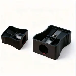 Monochrome Pencil Sharpener Set, 3-48pcs Single Hole Design, Ideal for Eyebrows & Lip Liners, Durable Precision Tool, Portable Makeup Tools