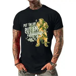 100% Cotton The Wizard Of Oz - The Cowardly Lion Put Em Up T-Shirt
