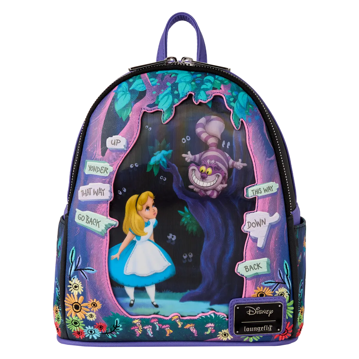 Alice in Wonderland Tulgey Wood Lenticular Mini Backpack Alice in Wonderland Tulgey Wood Lenticular Mini Backpack
