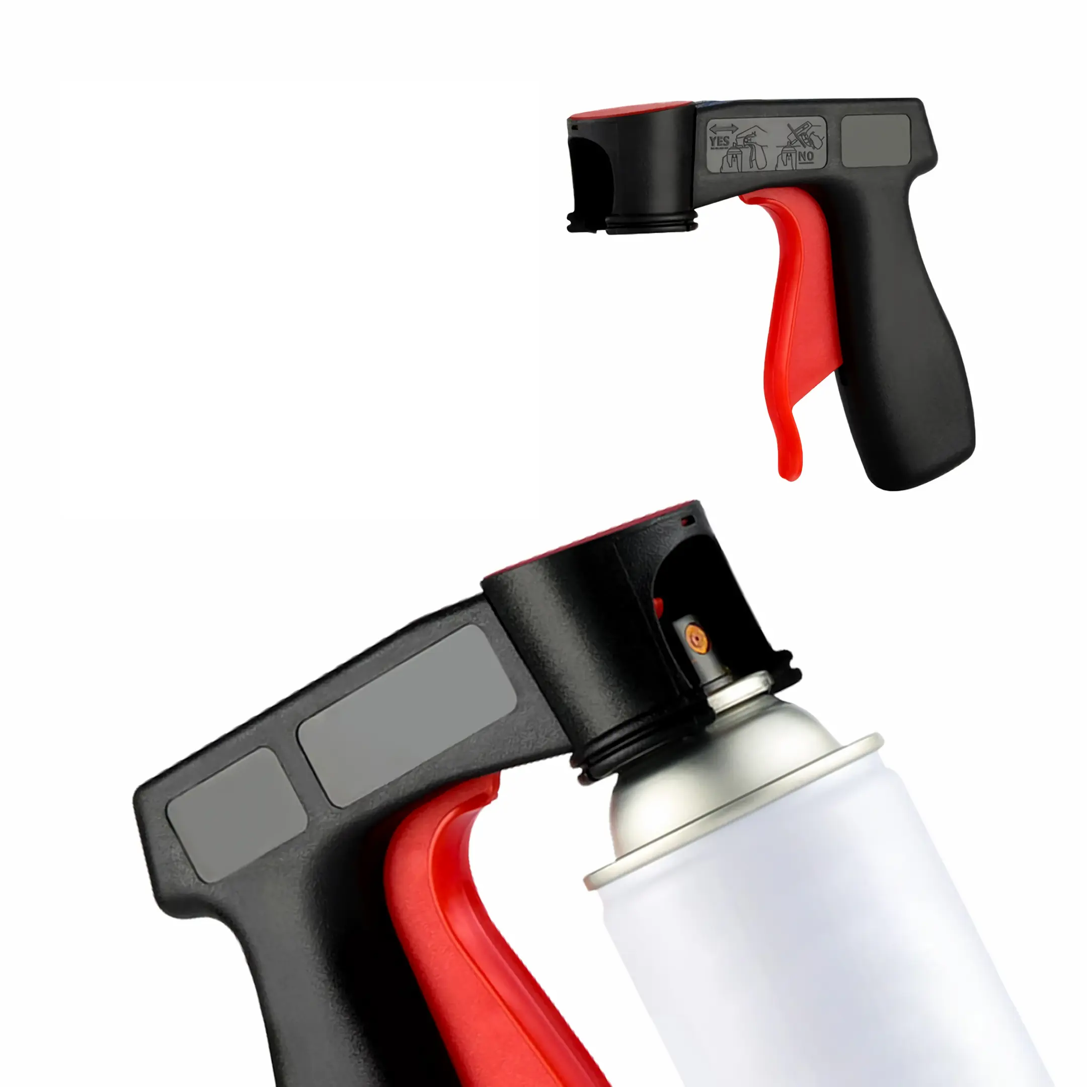 Universal Spray Paint Can Handle Ergonomic Aerosol Trigger Grip Tool for Even Coating Car Refinishing Furniture DIY Painting Portable Applicator