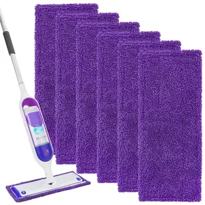 KEEPOW Reusable Absorbent Power Mop Refill Pads Compatible with Swiffer Microfiber Mop Pads, 6 Pack KEEPOW Reusable Absorbent Power Mop Refill Pads Compatible with Swiffer Microfiber Mop Pads, 6 Pack