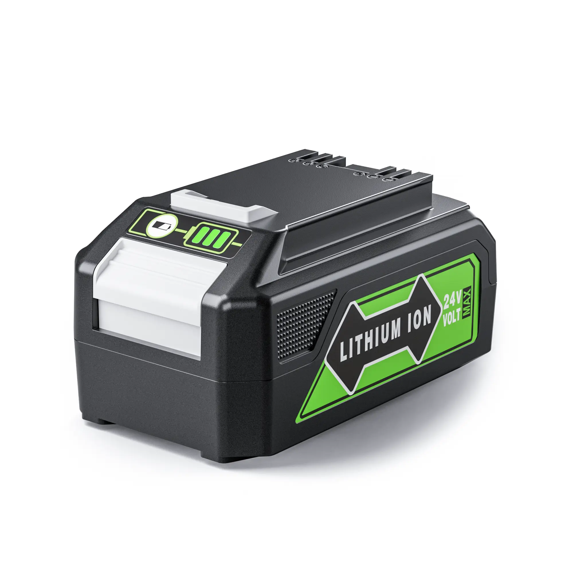 24V 6.0Ah Cordless Lithium Rechargeable Battery Replacement for Greenworks Lawn Mower, Trimmer, Weed Blower, Compatible with MAX 29842, 29852, BAG709, BAG710, LB24A020, Cordless Lithium Battery