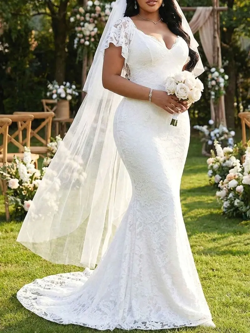 long sleeve lace mermaid wedding dress - TikTok Shop long sleeve lace mermaid wedding dress - TikTok Shop