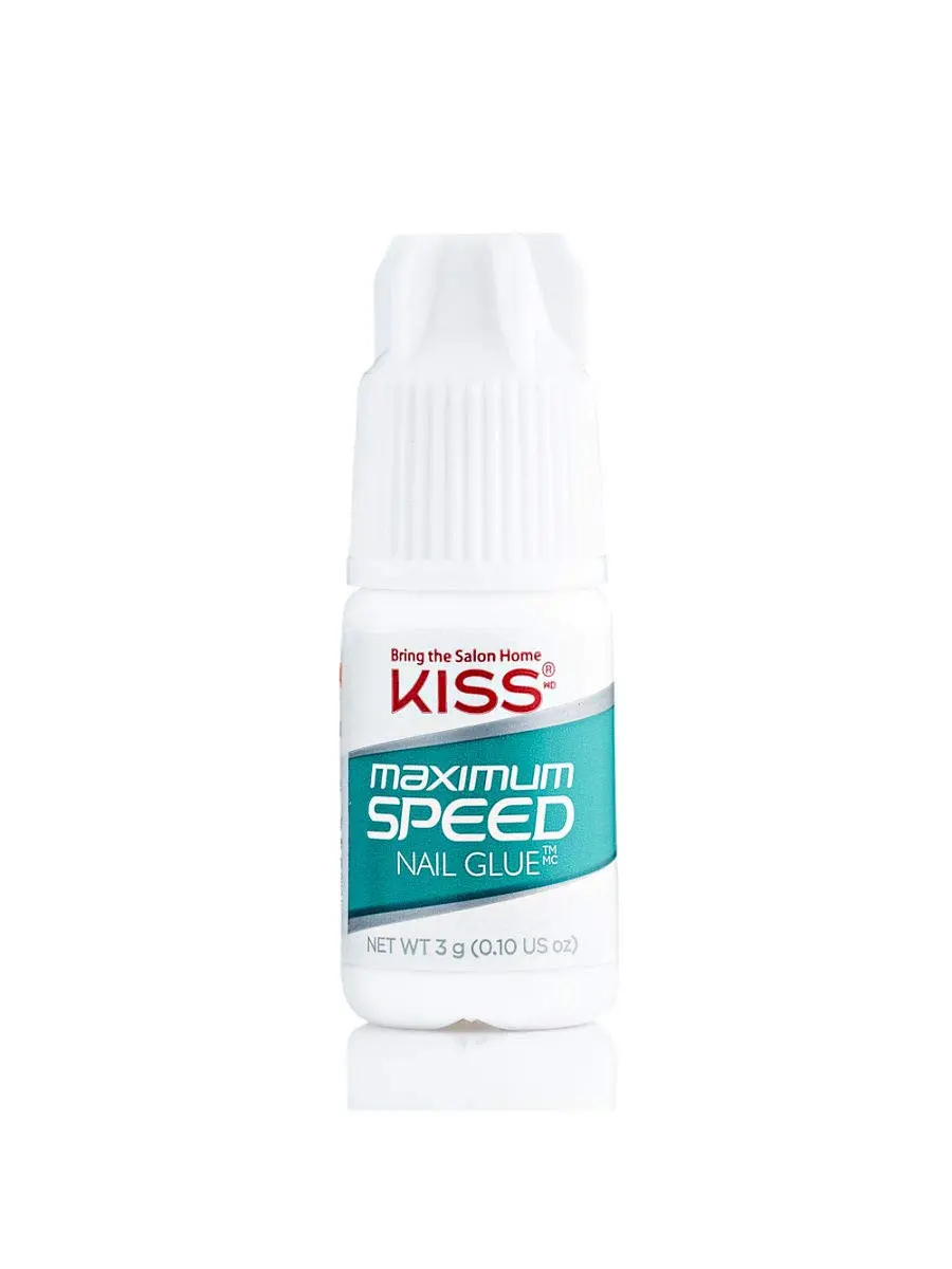Kiss Products Maximum Speed Nail Glue, 0.10 oz