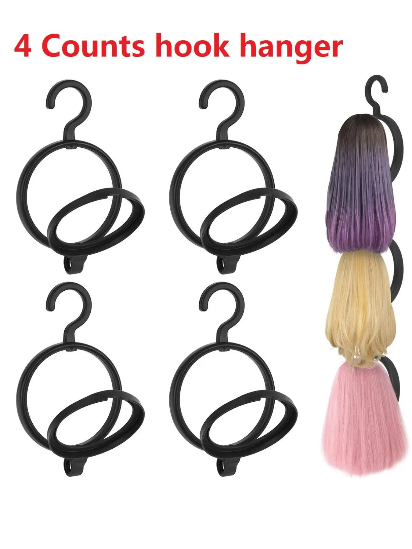 Solid Color Wig Storage Hook Holder, Hair Salon Tools & Accessories, Space Saving Compact Wig Storage Hook, Easy To Use, Save Space for Hat, Scarf, Bag, Wig Use