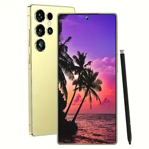 S25 Ultra Unlocked 5G Android 14 Smartphone.12GB+512GB,6.99" HD Display,68MP+108MPCam,7800mAh, Dual Card, Built-in Pen, FaceUnlock, , Case & Protector