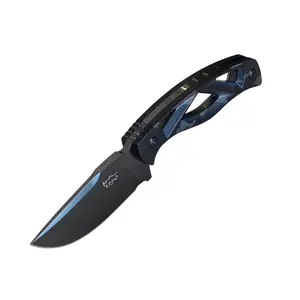 MUCITUP MUCTAC Surge Fixed Blade Knife 5Cr15MoV Steel 3" DLC Blade MC Black G10 - LIMITED EDITION