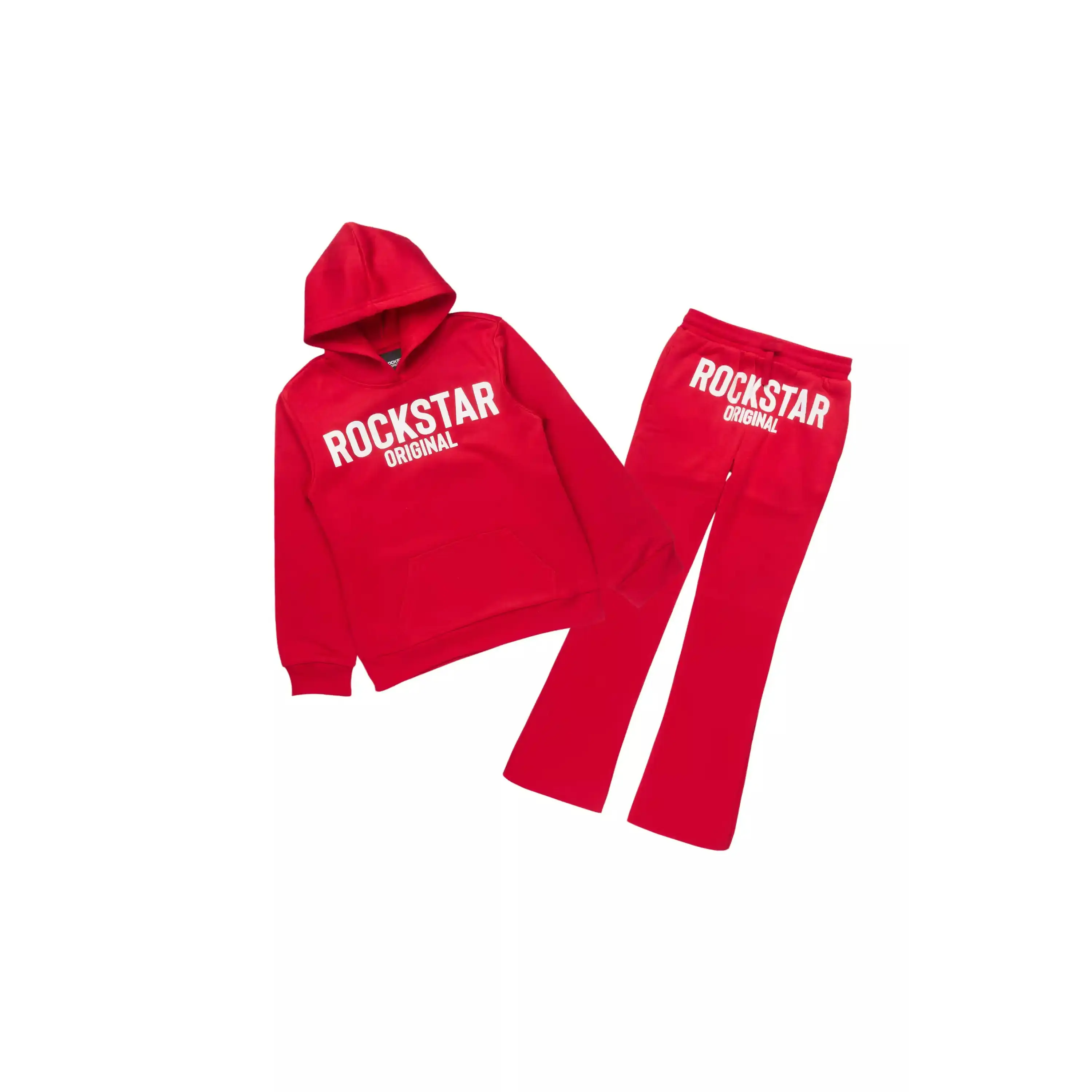 Boys Mikasso Red/White Stacked Flare Tack Set