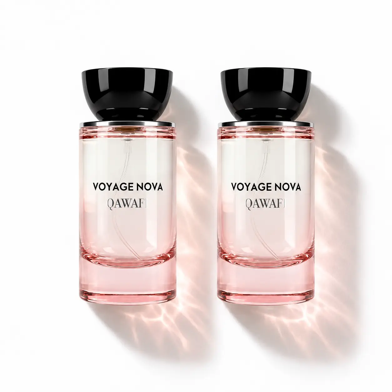QAWAFI Voyage Nova x 2 | Extrait De Parfum 2 x 50ml | Rose Fruity Floral | Lychee,Rose & Patchouli | 8H+ Long Lasting Perfume for Women sohochic