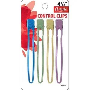 Annie Control Clips 4.5" 4Ct