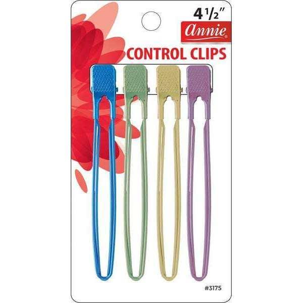 Annie Control Clips 4.5" 4Ct