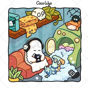Relaxing Coloring Book: Spooky Cutie Vol. 2 (Adults & Teens) – Lovely Creepy Creatures in Cozy, Calming Moments