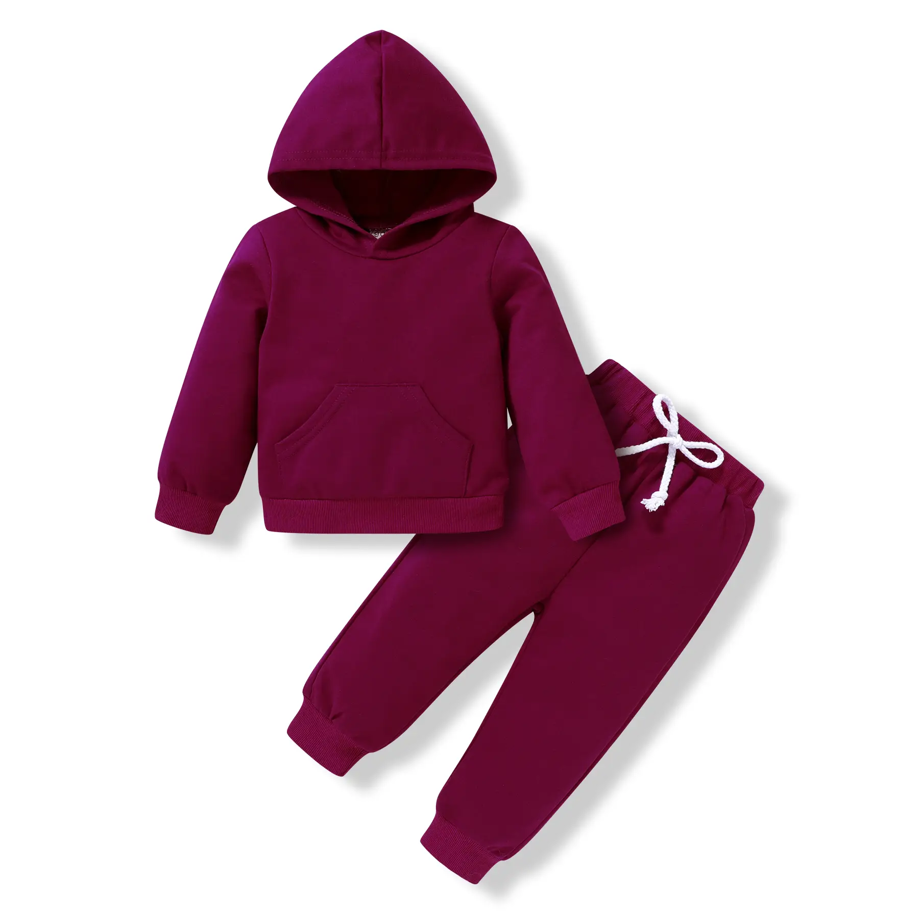 Fall Outfits for Girl Boy Long Sleeve Hoodie Top and Long Sweatpants Set Sweatsuit
