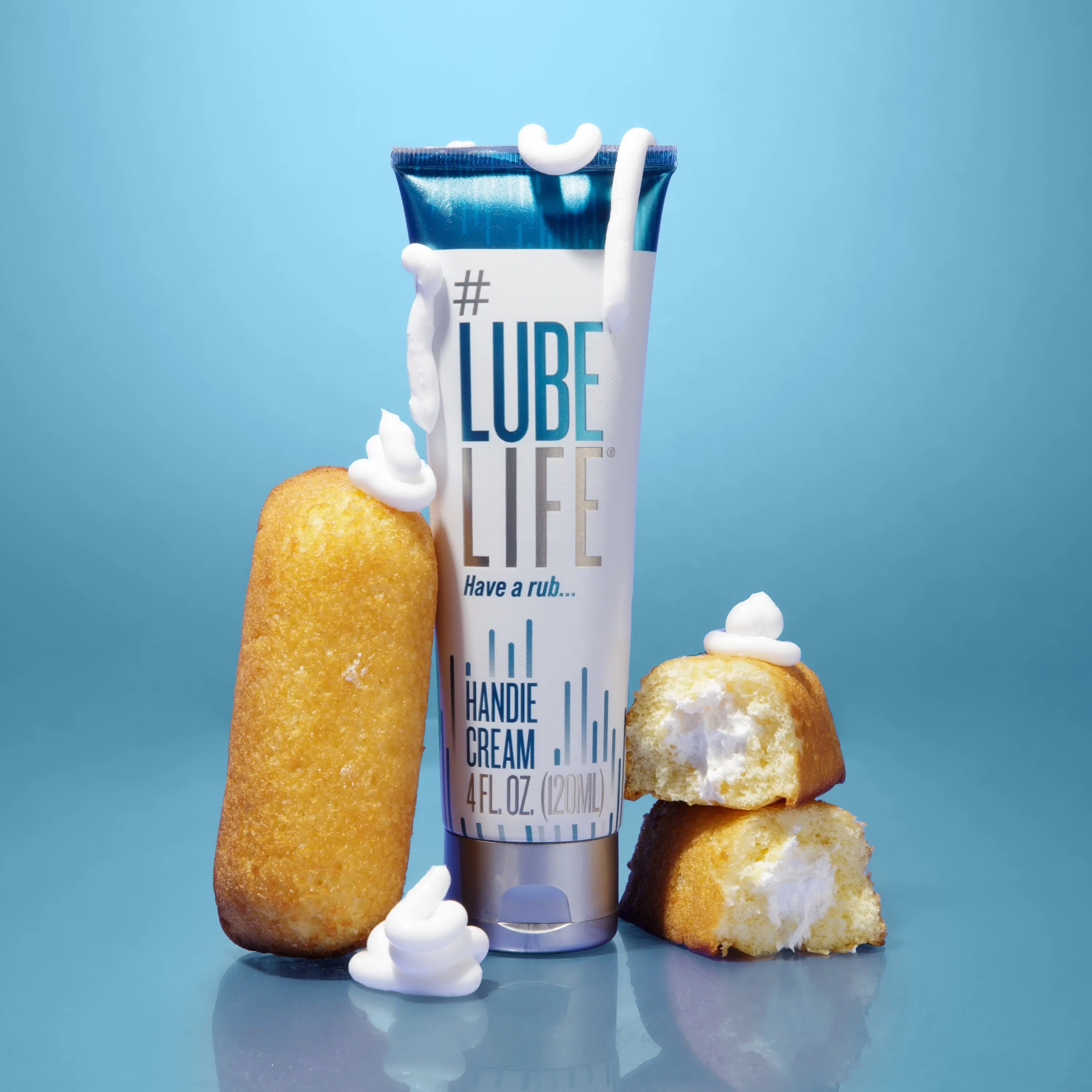 LubeLife - Handie Personal Glide Cream for Men — Rich Conditioning Formula (4 oz)