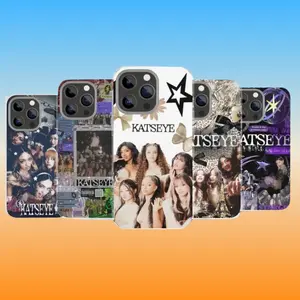 KATSEYE Style K-Pop Phone Case – Trendy Aesthetic Collage Cover Compatible with iPhone X, 11, 12, 13, 14, 15, 16, 17 & Samsung