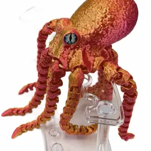 3D Printed Articulated Octopus