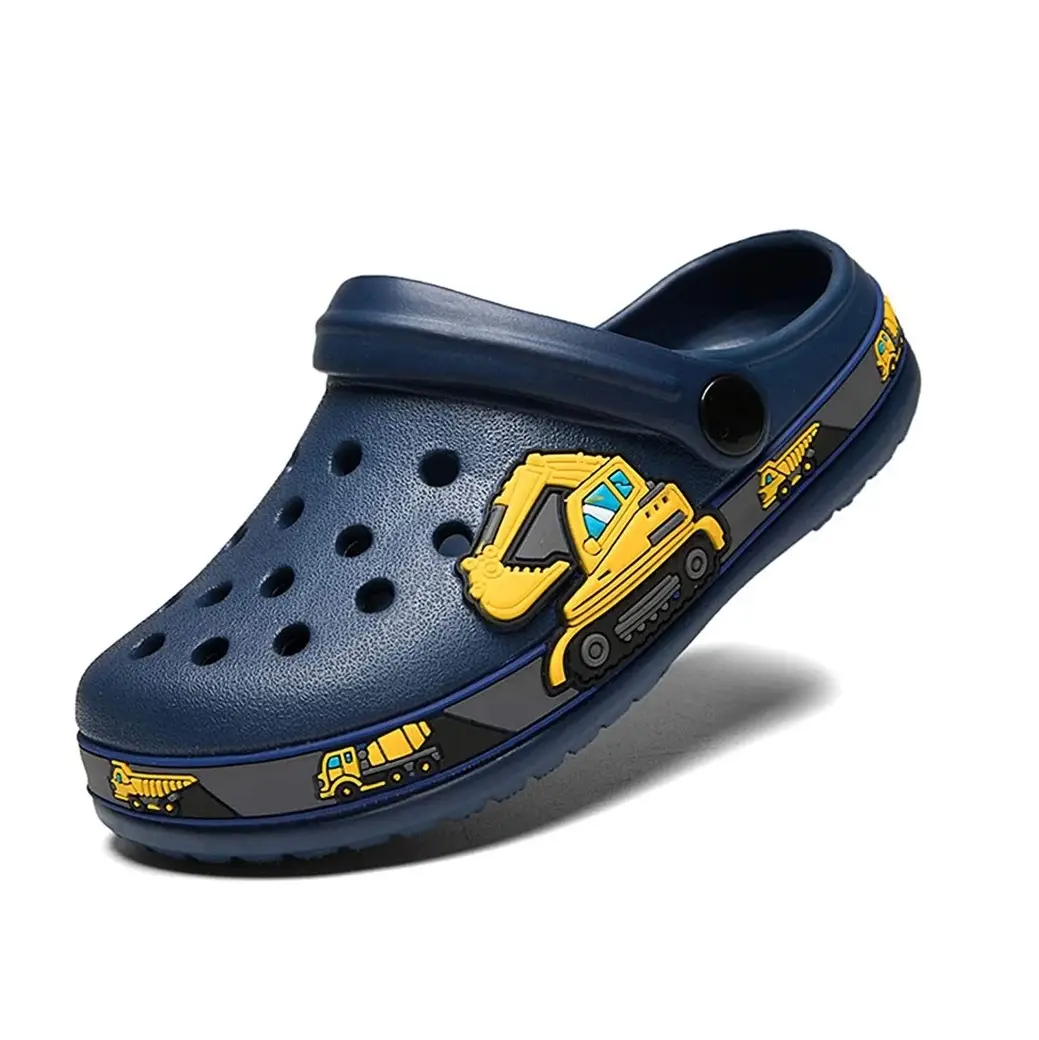 Drecage Toddler Clogs Kids Clogs for Girls Boys Slip on Garden Clogs Slide Sandals Waterproof Beach Pool Shoes Slipper