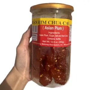 Mận Khía Lắc Muối Ớt 500g Snack Dry - Vietnamese Spicy Sour Dried Plums With Salt Chili 3 Flavor Mixture