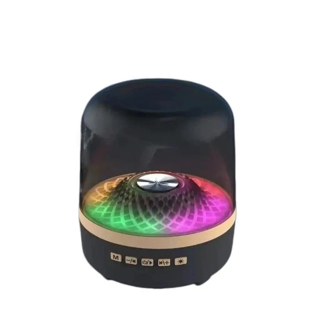 Bluetooth 5.3 HiFi Stereo Speaker Wireless Soundbar Subwoofer with Breathing Light Portable Home Theater Audio Aesthetic Smartphone