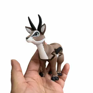3D printed Antelope Figurine, great for decoration done in PLA plastic statue figurine display figure