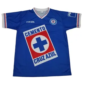 Cruz Azul La Máquina Cementera Retro Soccer Jersey, Vintage Football Fan Shirt, Lightweight Breathable Sportswear, Match Day Apparel Gift for Supporters and Collectors