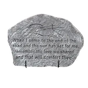 When I Come to the end Memorial Stone