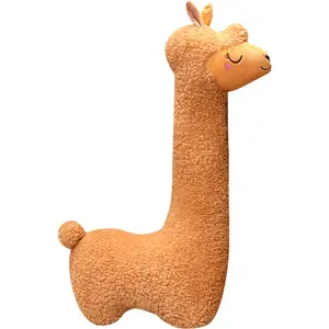 Giant Alpaca Body Pillow  1M & 13M Soft Plush Hugging Doll  Detachable & Washable Stuffed Animal for Adults & Teens