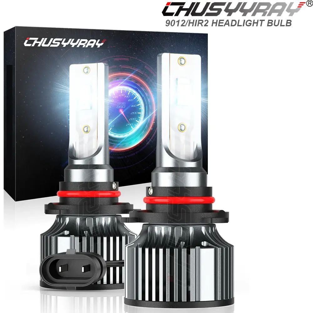 9012 HIR2 LED Headlight Super Bright Bulbs Kit 6500K White 10000LM High Low Beam Led Headlamp 9012 HIR2 LED Headlight Super Bright Bulbs Kit 6500K White 10000LM High Low Beam Led Headlamp