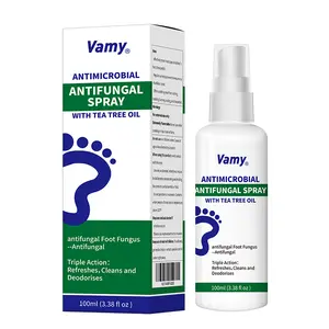 VAMY Antifungal Foot Spray-100ml Bottle, Effective for Itching, Bacterial Suppression & Odor Elimination, Suitable for Adults, Foot Sanitizer ,Oregano leaves Antimicrobial Fungus Treatment
