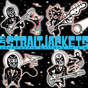 Los StraitJackets - Supersonic Guitars In 3-d  [VINYL RECORD - LP] Blue, Colored Vinyl, Clear Vinyl, Red