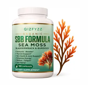 Formula Sea Moss -Natural Blend of 102Minerals for Energy, lmmune System & Gut Health-Organic Food Supplement BladderwrackBurdock Root.