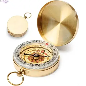 Metal Flip Cover Survival Compass with Luminous Display, Waterproof Portable Navigation Tool, Durable Outdoor Gear for Camping, Hiking, Backpacking & Outdoor Adventures