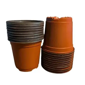 Seedling Transplant Pots - Versatile Lightweight Plastic Pots for Seedlings, Durable Design with Drainage Holes, Ideal for Indoor Gardening