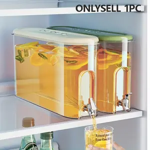 Uforu Cold Water Bucket with Tap, Home Design, Large Capacity Food Grade Material, Summer Essential Refrigerator (logo Sticker)