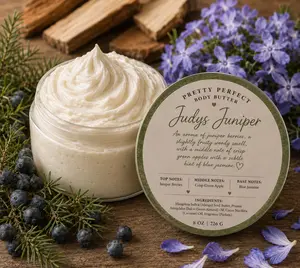 Judy's Juniper Organic Body Butter long-lasting all-day scent